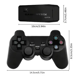 2024Brand New Built-in 10000 Handheld Games Retro Video Game Console With Wireless Controller Video Games Stickers