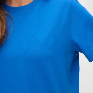 Customized Casual Wear T-<b>Shirt</b> With Logo T-<b>Shirt</b> O Neck Short Sleeve Loose Fit 100% Cotton <b>Shirts</b> Breathable Regular Length <b>Tees</b> - Product Image 6