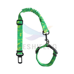 Ceinture de sécurité élastique rétractable pour animaux de compagnie, ensemble de ceintures de sécurité pour collier de chien - Product Image 5