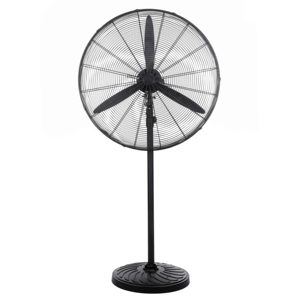 Ventilador de Pedestal Refrigerado por Aire de 20/26/30 Pulgadas, Metálico, Industrial, para Garaje, Hotel, Hogar, Base Redonda, Exterior, Viento Fuerte - Product Image 5