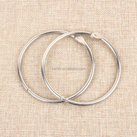 75mm Nickel Color Book Rings, Großhandel Lose blatt ring