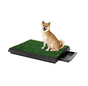 Tapis de pot de pipi pour chien, gazon artificiel de tintement de salle de bain, entraîneur de pot Portable avec tiroir, offre spéciale - Product Image 1