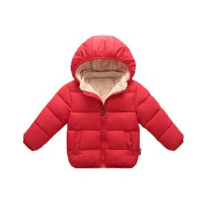Abrigos para Niños en Oferta, Abrigo de Invierno Grueso y Suave con Capucha Desmontable, Abrigo Informal de Color Sólido para Bebés - Product Image 5