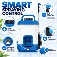 Pulvérisateur à batterie avec logo personnalisé, 12 litres, pulvérisateur portable, outil seul avec chargeur EU pour l'agriculture
