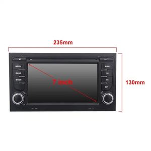 Autoradio Android 7 pouces avec écran tactile pour <span class=keywords><strong>Audi</strong></span> A4 B6 S4 RS4 2002-2008, lecteur Wifi, navigation Android - Product Image 1