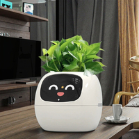 Pot de plante numérique intelligent avec capteur électronique et IA pour balcon et bureau