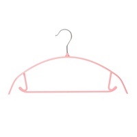 Cintre en plastique nano semi-circulaire sans couture antidérapant style luxe léger CM-610 – Empêche les marques sur les épaules, idéal pour les dortoirs