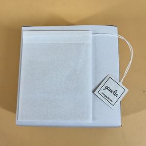 Pâte de bois biodégradable personnalisé infuser café filtre papier vide sachets de thé avec ficelle - Product Image 6