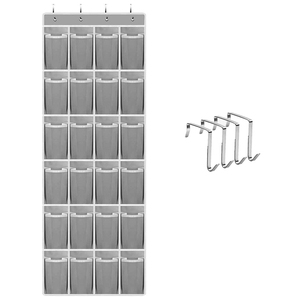 High Quality Fine Mesh Door <strong>Shoe</strong> Organizer <strong>Hanging</strong> Closet Holder Hanger <strong>Storage</strong> Bag With 24 Large Mesh Pockets <strong>Storage</strong> for Home - Product Image 1