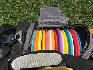 Juego de Golf de Muestra Gratis con Bolsa - 12 Discos de Golf Voladores para Principiantes con Putter |   Mochila Portátil para Disc Golf - Product Image 5