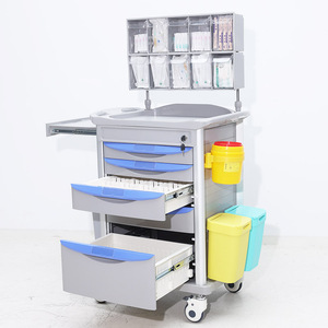 Hochey ABS Bệnh viện Y tế gây mê y tế điều dưỡng xe đẩy em bé Công cụ giỏ hàng tai nạn giỏ hàng pha chế xe - Product Image 6