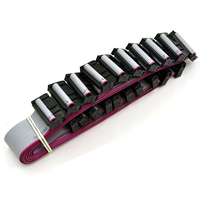 Flexibles 1,27mm 2,54mm Rastermaß 6 10 14 16 20 26 34 40 Pin FC-Steckverbinder Flachbandkabel IDC-Kabelkonfektion für Interne Verkabelung