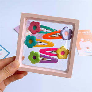 Gift Box Pack Girls Mini <strong>Hair</strong> Bangs Clip Cartoon Character Hairpin Cute Animal Flowers Love <strong>Sugar</strong> <strong>Hair</strong> Accessories Set - Product Image 3