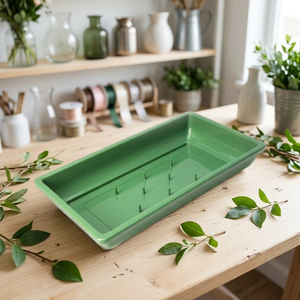 Floral Tray Base <b>Rectangular</b> Plastic Tray for Professional Artificial <b>Flower</b> Arrangements for Events Table Centerpieces - Product Image 1