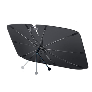 2024 nouveau v-ouverture pliable voiture pare-soleil pare-brise voiture pare-brise pare-soleil <span class=keywords><strong>parapluie</strong></span> avec poignée pliable pour voiture universelle - Product Image 1
