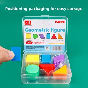 Piezas <span class=keywords><strong>de</strong></span> formas geométricas <span class=keywords><strong>de</strong></span> 3 cm para contar, ideales para que los estudiantes <span class=keywords><strong>de</strong></span> <span class=keywords><strong>primaria</strong></span> aprendan sobre figuras planas en los grados uno y dos. - Product Image 2