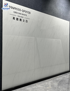 Azulejos de gran tamaño para pared y suelo, sala de estar moderna de lujo, placa de roca de losa de piedra sinterizada de porcelana de mármol - Product Image 2