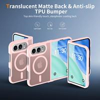 Coque antichoc douce au toucher avec chargement sans fil magnétique pour iPhone 18 Duo