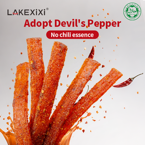 Оптовая продажа китайских закусок Латяо: острые палочки для импортеров и дистрибьюторов, сладко-острый снек, семейная упаковка 92 г, вакуумная упаковка - Product Image 3