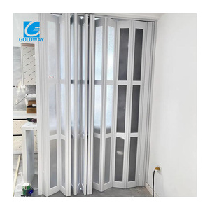 <span class=keywords><strong>Porte</strong></span> pliante <span class=keywords><strong>automatique</strong></span> moderne <span class=keywords><strong>Porte</strong></span> <span class=keywords><strong>coulissante</strong></span> en accordéon pliante latérale en acier polycarbonate transparent pour usage domestique - Product Image 6