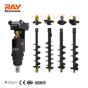 <span class=keywords><strong>Tarière</strong></span> <span class=keywords><strong>hydraulique</strong></span> <span class=keywords><strong>pour</strong></span> excavatrice de 1 à 50 tonnes, perforateur de trous de poteaux, couple de 1871 N.m, certifié CE, accessoire de forage <span class=keywords><strong>pour</strong></span> excavatrice - Product Image 1