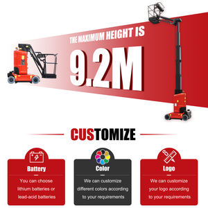 رافعة صاري هيدروليكية محمولة بذراع تلسكوبي ذاتي ذاتي محرك أوتوماتيكي عمودي كهربائي صغير مع ذراع - Product Image 3