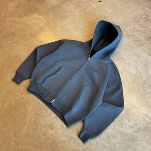 Sweat à capuche pour homme de haute qualité, coupe ample et oversize, vert, 500gsm 600gsm, avec logo personnalisé du fabricant pour marque de vêtements - Product Image 5