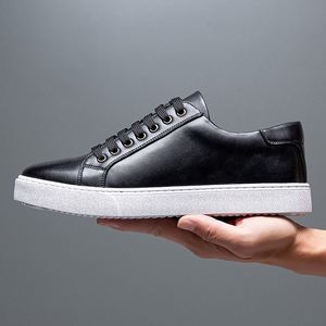 Chaussures décontractées pour hommes en cuir véritable, nouvelle collection, vente en gros d'usine, personnalisables avec logo, grandes tailles, style marche - Product Image 4