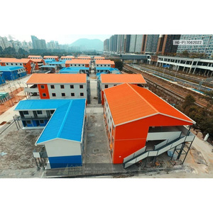 บ้านสำเร็จรูปเฮกอีสองชั้น แผงแซนวิช ดีไซน์ทันสมัย สำหรับอยู่อาศัย รุ่น HG-P17062022 - Product Image 1