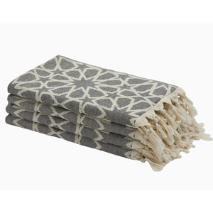 Set of 4 Turkish Terry Hand Kitchen Small <b>Towel</b>, Peshkir, Pestemal Farmhouse Decorative Hand <b>Towels</b> New Style Quick Dry Rustic - Product Image 4