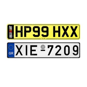 Placa <span class=keywords><strong>de</strong></span> Matrícula Reflectante Personalizada con Relieve <span class=keywords><strong>de</strong></span> <span class=keywords><strong>la</strong></span> <span class=keywords><strong>Unión</strong></span> <span class=keywords><strong>Europea</strong></span> para el Reino Unido - Product Image 1