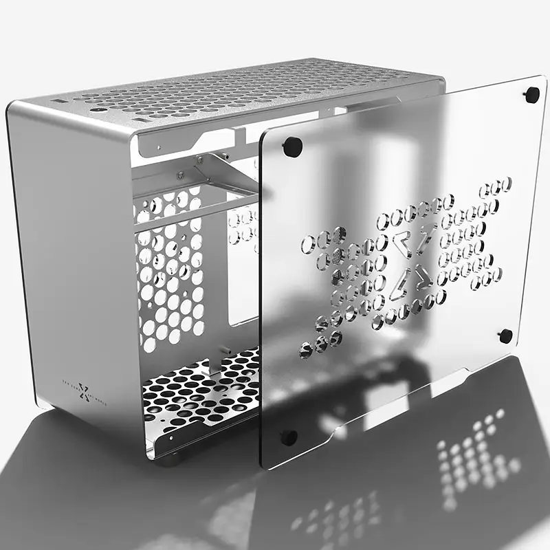 Aluminum Alloy Mini ITX PC Case DIY Installationゲームや家庭B1