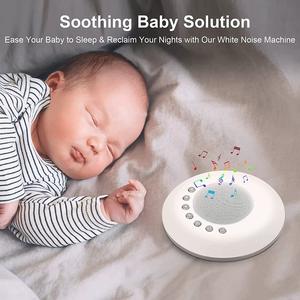 Máquina de terapia de sonido blanco para bebés, máquina de sonido blanco para niños con luz nocturna - Product Image 5