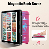 Étui Kobo Libra Colour (2024) avec fonction veille, coque magnétique en TPU, double stratification, dragonne, pour tablette e-book 6 pouces (17x15,5 cm)