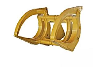 Fourchette à bois mécanique 4-9m grappins de déchargement de bûches avec <span class=keywords><strong>dent</strong></span> supérieure droite Type de <span class=keywords><strong>dent</strong></span> décalée - Product Image 3