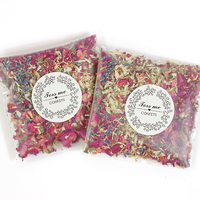 Confettis de mariage pétales de fleurs séchées de haute qualité pétales de fleurs de Rose biodégradables pour noël