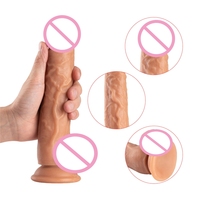 King Size Enorme Anal Big PVC Dildo para la masturbación femenina Juguetes Big Dildo