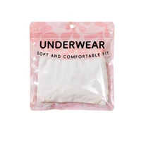 Impresión personalizada ventana transparente hombres mujeres ropa interior bolsas de embalaje Ziplock plástico mujeres ropa interior bolsas de embalaje