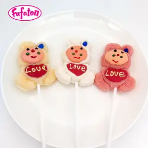 Fruitige Gearomatiseerde Hand Decorating Dier Vormige Jelly Pop