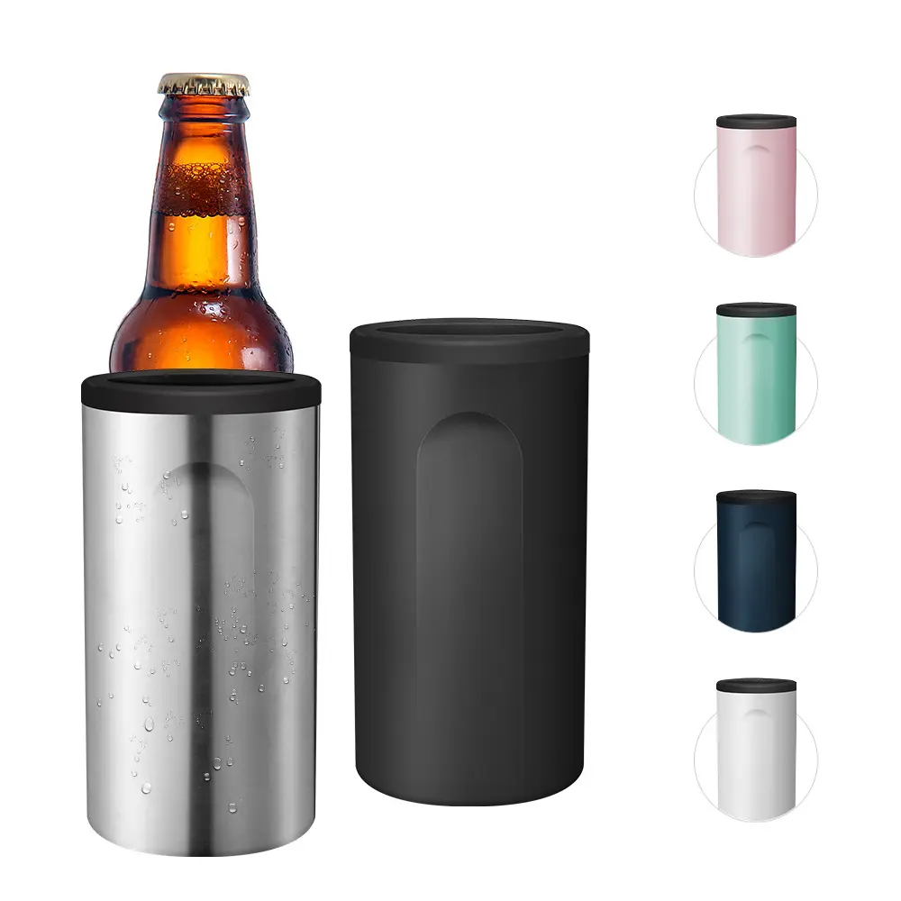 Double-layer Vacuum 14oz Cola Can Insulation Cup 304 Stainless Steel Beer Cold Preservation Cup Can Be Customized