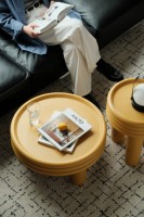Ensemble de tables basses modernes et minimalistes en plastique, table d'appoint extensible, écologique et durable pour petits appartements, meubles de salon