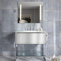 Robinet de lavabo en laiton chromé 8 pouces à large ouverture CUPC CE