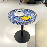Plateau de service à prix compétitif, plateau de service décoratif de luxe pour la présentation des aliments, plateau de buffet, plateau en plastique, vente en gros