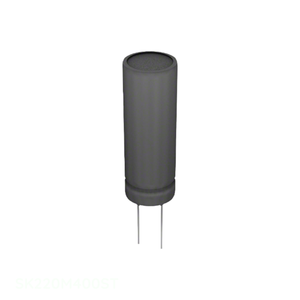 Distribuidor Autorizado, Condensador de Aluminio con Orificio Pasante, 22UF, 20%, 400V, RADIAL TH, 22 uF, SK220M400ST - Product Image 1