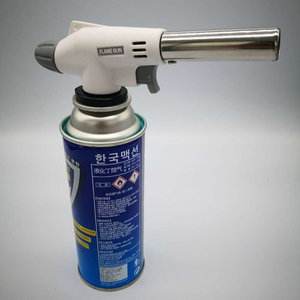 Briquet torche à gaz butane <span class=keywords><strong>portable</strong></span> multifonction OEM avec buse de 19 mm, pistolet à flamme, allumage électronique automatique - Product Image 4