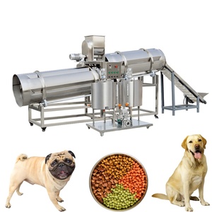Machine de moulage de granulés d'aliments pour animaux de compagnie en acier inoxydable 304 à vitesse variable et haute efficacité, extrudeuse de nourriture pour chiens, moteur, pompe - Product Image 5