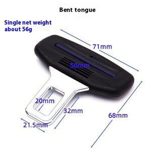 Cinturón DE SEGURIDAD <span class=keywords><strong>Lengua</strong></span> Cinturón DE SEGURIDAD DE coche Hebilla Clip Extensor Enchufe Hebilla de extensión de seguridad Accesorios de asiento de automóvil - Product Image 4