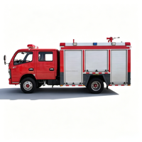 Truk Pemadam Kebakaran Tangki Air 5 Ton yang Handal dengan Pompa dan Monitor yang Dapat Disesuaikan untuk Perlindungan Kebakaran Komunitas Jalan Perkotaan