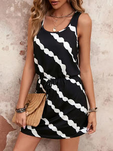 Robe à glissière amincissante transfrontalière à la mode pour femmes européennes et américaines Décoration à paillettes de style décontracté pour l'automne naturel - Product Image 3