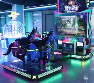 Новинка! Игровой автомат «Лошадиные скачки» «Тень Рыцаря» класса люкс для детей, с монетоприемником. Хит продаж! - Product Image 4